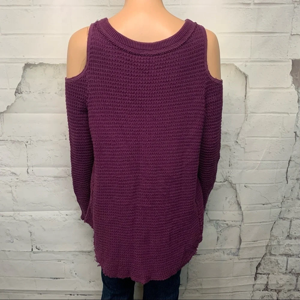 Free People Sunrise Pullover Sweater With Cutouts - Picture 7 of 10
